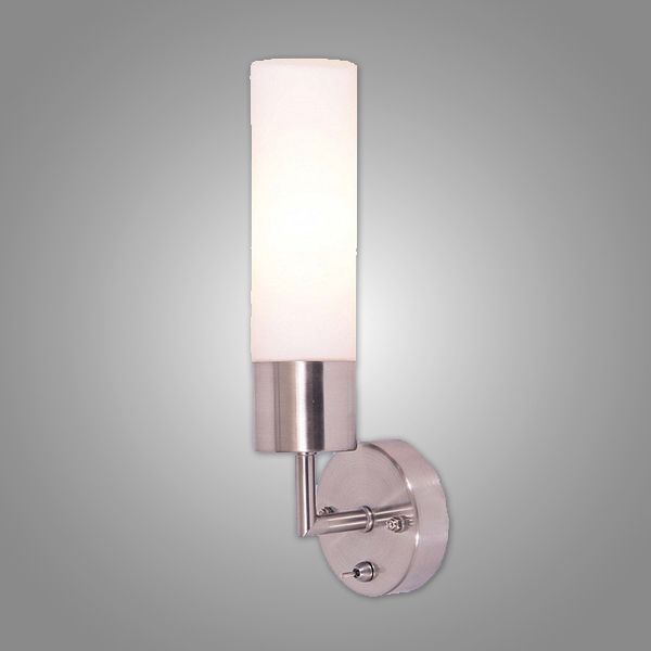 Wall Lights Satin Chrome Sealed White Indoor Lighting Wall Lights