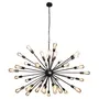 Klight Supernova Pendant Light P 7968 Matte Black 40 Light E27 Chandelier