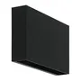 Capri Up Down Led Wall Fitting Black Polycarbonate