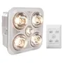 Eurolux 3 In 1 Bathroom Heater Ceiling Light Extractor Fan 3
