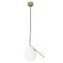 Klight Branch Pendant Light P 70036 Satin Gold Opal Glass Single E27 Fitting