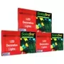 Solar Led String Lights Colour 3pack