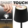 Table Or Desk Lamp Rechargeable Smart Touch Wireless Black2