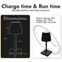 Table Or Desk Lamp Rechargeable Smart Touch Wireless Black3