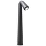 Bollard 450mm 45 Degree Angle Led G9 Coolwhite 1 7w Plastic Black
