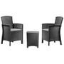 Lido Three Piece Patio Set Consisting Of Two Armchairs And One Storage Table