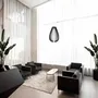 Pendant 1 Light Aries Medium Black Lifestyle