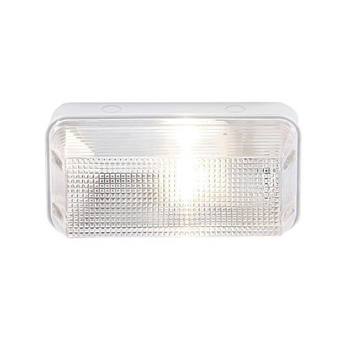 BULKHEAD RECT WHITE CLEAR PLASTIC | Outdoor Lighting Solutions ...