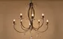 A1137 Wrought Iron Chandelier Tear Drop Crystals 8 Lights2